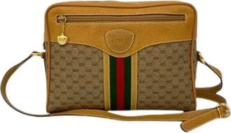 Gucci Pre-owned Cross Body Bags, female, Brown, Size: ONE SIZE Pre-owned Cross Body Bag