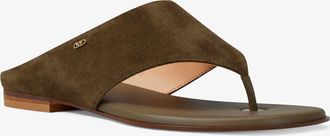 Michael Kors Alster Suede Thong Sandal