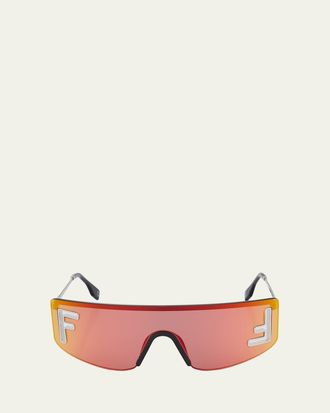 Fendi Mens Fendi Sport 141mm Shield Sunglasses