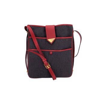 Saint Laurent Yves Saint Laurent Vintage Stoffen Schoudertas
