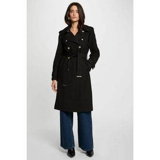 Morgan Lange trenchcoat met knoopsluiting, tussenseizoen
