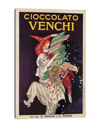 iCanvas Cioccolato Venchi By Leonetto Cappiello Wall Art