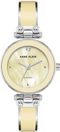 Anne Klein Accented Yellow Dial Ladies Watch AK/1981YLSV