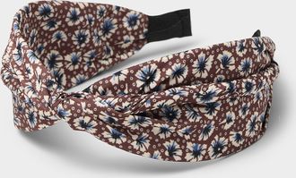 Simons Womens Autumn flower knotted headband