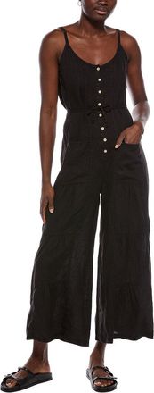 Xcvi Macauley Crop Linen Jumpsuit