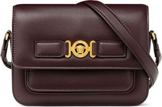 Versace Medusa Biggie messenger bag - men - Cotton/Calf Leather - One Size - Brown