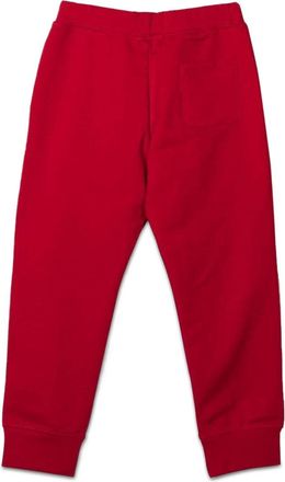 Emporio Armani Stretch Cotton Trousers - Red