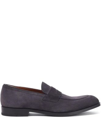 Ermenegildo Zegna Su&egrave;de loafers - Grijs