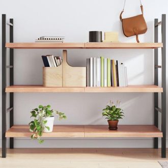 vidaXL Vidaxl - Furniture Limited - Estante pared madera roble tratada marrón