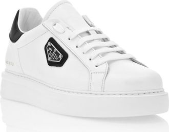 Philipp Plein Low-Top Sneakers Titan Plein Unisex in White/black at Nordstrom, Size 36