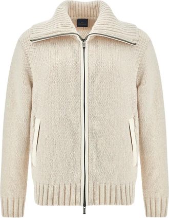 Paul & Shark Cardigan a collo alto - Toni neutri