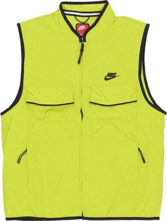 Nike Technisch Geweven Vest Helder Cactus - Heren - Bodywarmers - Geel - M - Nylon - Fitness