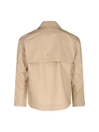 K-Way Mens Jackets Beige Cotton