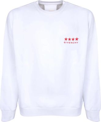 Givenchy Sweatshirt - Heren - Sweatshirts - Wit - S - Katoen - Hoodies & sweatvesten