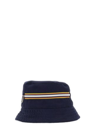 K-Way Navy Blue Solid Bucket Hat
