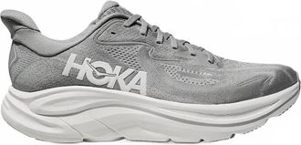 Hoka One One Mens Clifton 10 Running Shoes - Wide In Stellar Grey/stardust