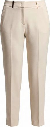 PESERICO Straight Broeken - Dames - Straight fit broeken - Bruin - XL - Broeken