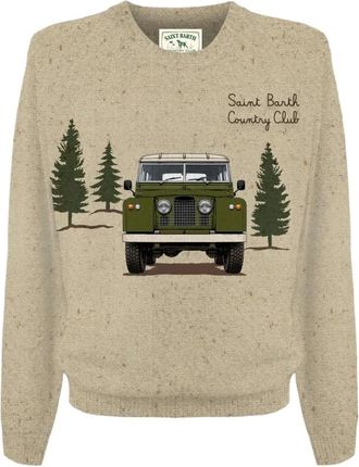 MC2 Saint Barth Car Land Lover 45 Emb - - Knitwear - Uomo - Beige - S