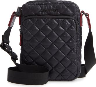 MZ Wallace Metro Crossbody Bag in Black at Nordstrom