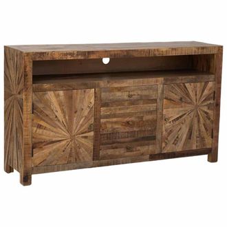 Wanderlust Deco Aparador de madera natural 165x41x94