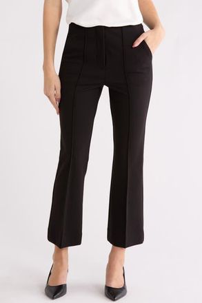 Favorite Daughter The Alissa Ponte Knit Pants in Black at Nordstrom, Size 12
