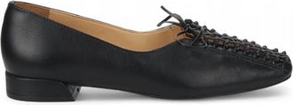Bruno Menegatti Womens Coraline Leather Loafers In Black