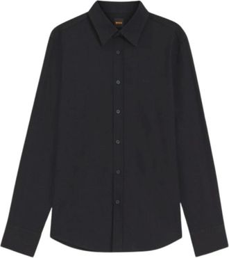 HUGO BOSS Hombre, Camisas, Negro, Talla: 2XL