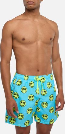MC2 Saint Barth Palm Smile Mid-length Swim Shorts