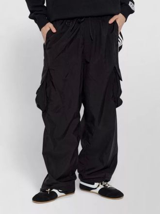 Yohji Yamamoto nylon relaxed-fit cargo trousers