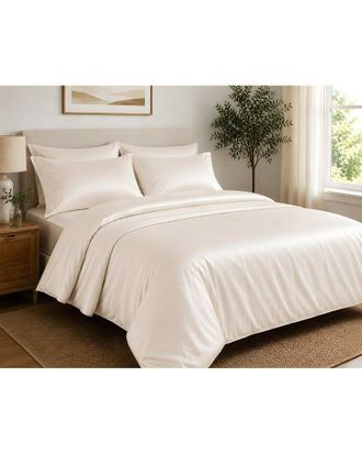 Di Maestro Di Maestro 300 Thread Count Luxury Bamboo Duvet Cover Set