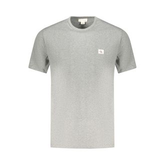 Calvin Klein Grigio Katoenen Heren T-Shirt