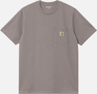 Carhartt Work in Progress Mens Carhartt WIP Pocket T-Shirt - Yosemite - Grey - Size: 36