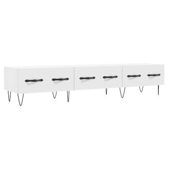 vidaXL Mueble De Tv Madera De Ingenier&iacute;a Blanco 150x36x30 Cm Vidaxl