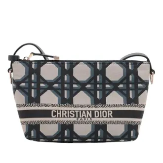 Dior Pre-owned Shoulder Bags, female, Blue, Size: ONE SIZE Pre-owned Vintage Shoulder Bag