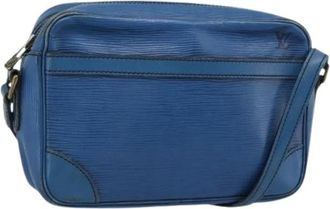 Louis Vuitton Pre-owned Shoulder Bag - Dames - Vintage Schoudertas - Blauw - ONE Size - Leer - Vintage
