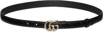 Gucci (WMNS) Gucci 26 GG Marmont Belt Black 409417-AAD5L-1000