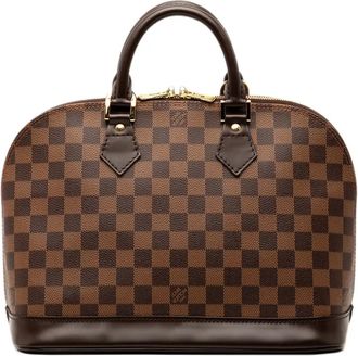 Louis Vuitton Borsa a mano Damier Eb&egrave;ne Alma PM 2003 - Marrone