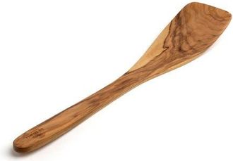 Bérard Handcrafted Olive Wood 12 Inch Curved Spatula in Brown at Nordstrom