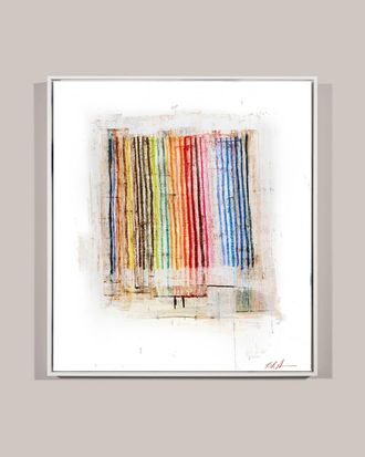 RFA Fine Art Vertical Rainbow Lines Giclee