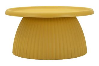 Mauro Ferretti Mesa de centro pp amarilla &oslash; 70x35