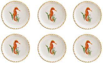 ABBIAMO TUTTO Set Of 6 Seahorse Small Plates