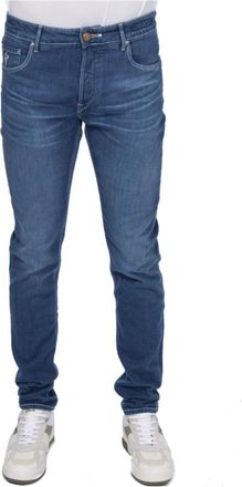 Hand Picked Jeans - Heren - Slim Fit Jeans - Blauw - W31 - Katoen - Jeans
