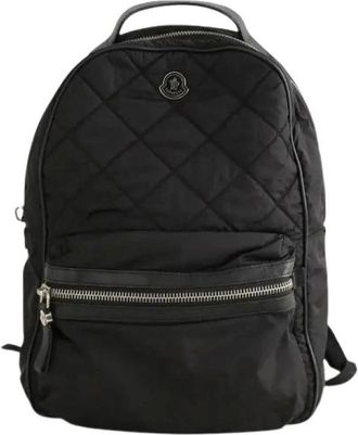 Moncler Pre-owned Backpacks, female, Black, Size: ONE SIZE Pre-owned Backpack