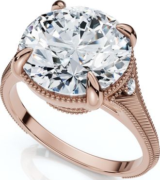 Pompeii3 Certified 5Ct Swift Diamond Engagement Ring 14k Gold Lab Grown