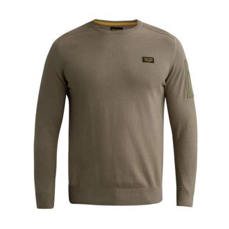 PME Legend Heren, Truien, Beige, Maat: L Katoen