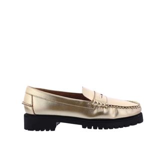 Sebago Mocassino Metallico in Oro - - Shoes - Donna - Giallo - 38 EU