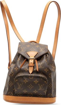 Louis Vuitton Brown Pvc Leather Backpack (Pre-Owned)