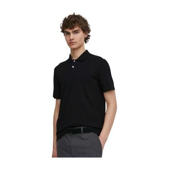 Theory Tops, Heren, Zwart, S, Polyester, Poloshirt met korte mouwen