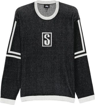 Stüssy Maglione con logo - Nero
