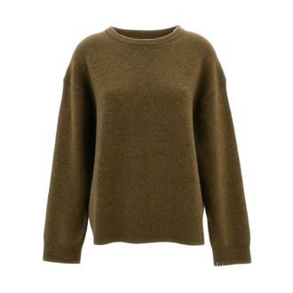 Extreme Cashmere N&deg;431 Mike Trui - Dames - Truien - Groen - Maat: ONE Size Nylon